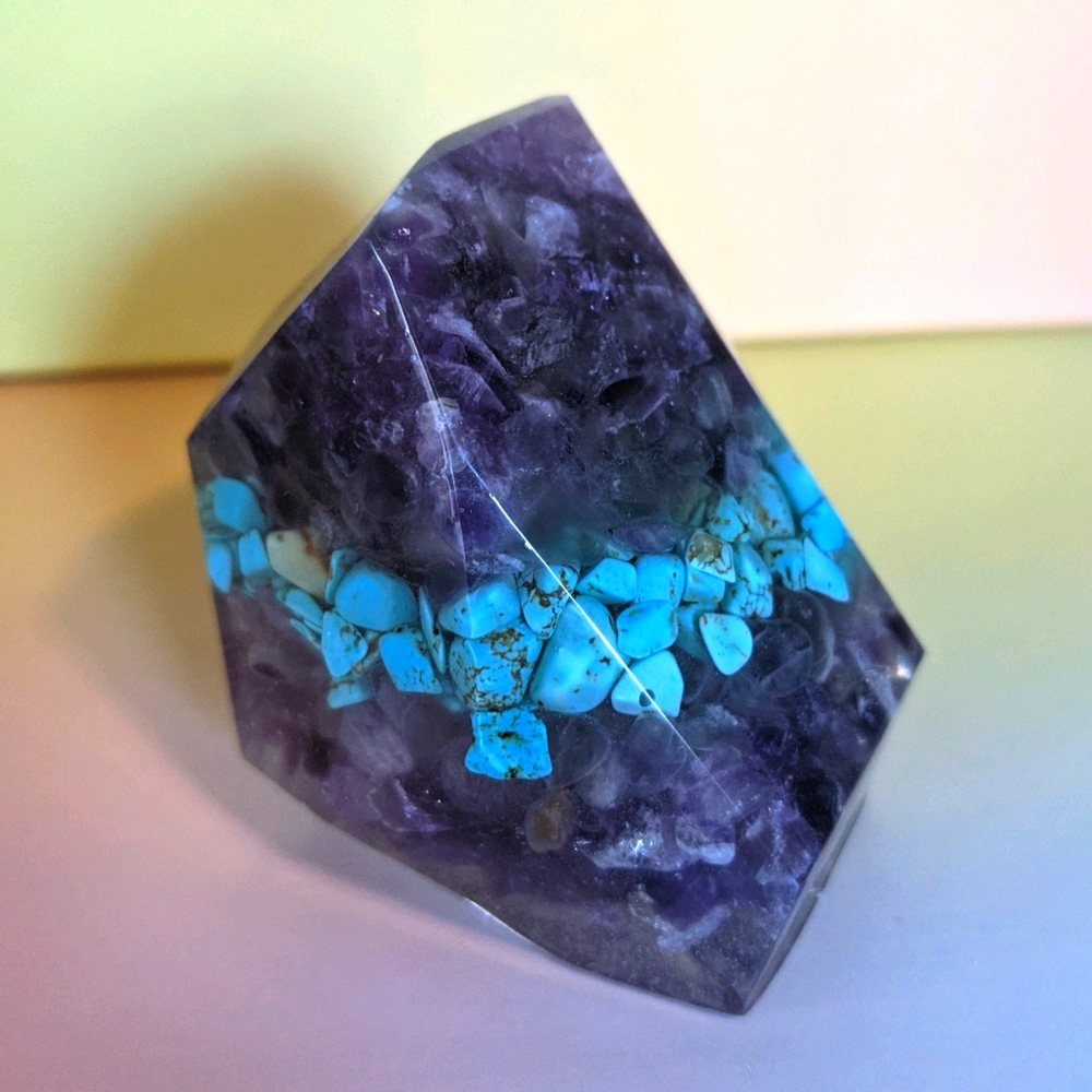 Natural Crystals & Resin Gemstone